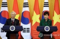 Tổng Bí thư Nguyễn Phú Trọng hội đàm chính thức với Tổng thống Park Geun Hye