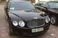 Siêu xe Bentley gắn mác Thanh tra Chính phủ bất hợp pháp