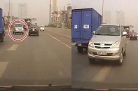Liều lĩnh phóng xe ngược chiều đường cao tốc do sợ “Sếp” muộn họp