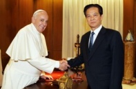 Thủ tướng Nguyễn Tấn Dũng hội kiến Giáo hoàng Francis tại Vatican