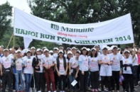 Manulife đồng hành cùng “Cuộc chạy vì trẻ em Hà Nội” 2014