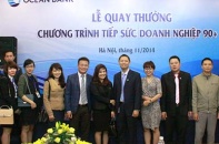 OceanBank quay thưởng chương trình “Tiếp sức Doanh nghiệp 90+”