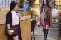Trầm trồ với gu thời trang mới của Hương Tràm