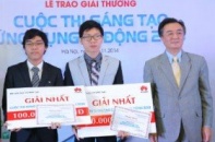 Huawei trao giải cuộc thi viết phần mềm cho sinh viên Việt Nam