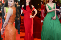 Những chiếc đầm đắt giá nhất của mỹ nhân Việt trên thảm đỏ LHP Quốc tế HN