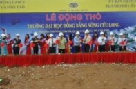 Địa ốc Hoàng Quân Cần Thơ động thổ Trường Đại học ĐBSCL