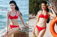 Cặp thí sinh "cân sắc, cân tài" tại cuộc thi Hoa hậu VN 2014
