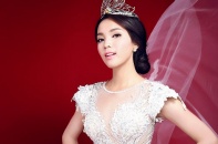 Hoa hậu Kỳ Duyên tỏa sáng với đầm dạ hội lấp lánh