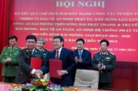 Công an Hải Phòng và Đài PTTH Hải Phòng hợp tác tuyên truyền