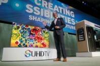 Samsung tạo đột phá với TV siêu nét SUHD tại CES
