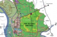 Phê duyệt phân khu Đại học Phố Hiến rộng hơn 1.700 ha