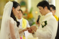Chùm ảnh đám cưới bí mật của Dustin Nguyễn và Bebe Phạm