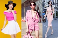 Người đẹp Ngọc Trinh ngọt ngào với gam hồng