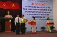 Cần Thơ hoàn thành phổ cập giáo dục mầm non trẻ 5 tuổi