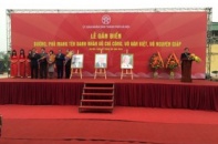 Hà Nội gắn biển cho 3 đường, phố lớn