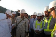 Bộ trưởng Đinh La Thăng thăm, chúc tết công nhân Dự án hầm Đèo Cả