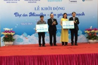 Suntory PepsiCo khởi động dự án nước sạch cho học sinh