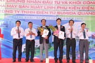 10 triệu USD xây nhà máy điện tử Sumida tại Quảng Ngãi