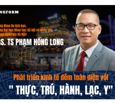 [Longform] PGS.TS Phạm Hồng Long: Phát triển kinh tế đêm toàn diện với "thực, trú, hành, lạc, y"