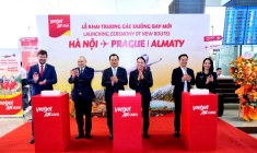 Khai trương 3 đường bay mới, tăng kết nối du lịch Hà Nội với châu Âu và Trung Á
