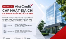 VietCredit cập nhật địa chỉ Chi nhánh Thành phố Hồ Chí Minh