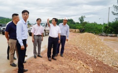  Cao tốc Cam Lộ - La Sơn hụt tiến độ do chậm di dời cây xăng Hưng Phát