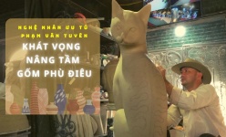 [Video] Nghệ nhân ưu tú Phạm Văn Tuyên và khát vọng nâng tầm thương hiệu gốm phù điêu