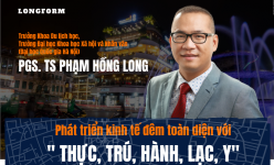 [Longform] PGS.TS Phạm Hồng Long: Phát triển kinh tế đêm toàn diện với "thực, trú, hành, lạc, y"