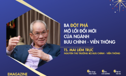 [Emagazine] TS. Mai Liêm Trực: Ba đột phá mở lối Đổi mới của ngành bưu chính - viễn thông