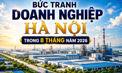 [Infographic] Bức tranh doanh nghiệp Hà Nội trong 8 tháng năm 2026