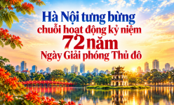 Hà Nội tưng bừng chuỗi hoạt động kỷ niệm 72 năm Ngày Giải phóng Thủ đô