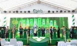 Nhà máy có công suất sản xuất bia lớn nhất Carlsberg châu Á viết tiếp câu chuyện xanh tại Việt Nam