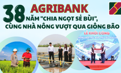 Agribank: 38 năm "chia ngọt sẻ bùi", cùng nhà nông vượt qua giông bão