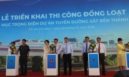 Dự án metro Bến Thành - Cần Giờ bắt đầu thi công đồng loạt, chạy thử vào cuối năm 2028