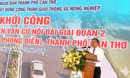 Cần Thơ: Khởi công dự án kết nối trung tâm Thành phố với vùng du lịch trọng điểm vốn 1.597 tỷ đồng