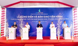 VinEnergo vận hành hệ thống điện mặt trời mái nhà kết hợp pin lưu trữ năng lượng tại Hà Tĩnh