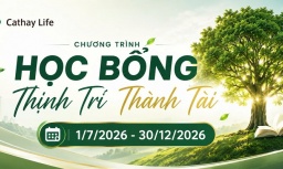 Cathay Life Việt Nam trao tặng học bổng tại các trường đại học ở TP. Hồ Chí Minh