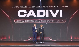 CADIVI được vinh danh "Doanh nghiệp xuất sắc châu Á" tại APEA 2026