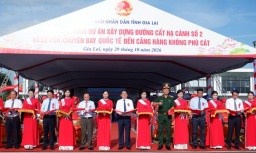 Gia Lai khánh thành đường băng số 2 Sân bay Phù Cát và đón chuyến bay quốc tế