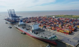 Cho phép bến số 1, 2 Lạch Huyện đón siêu tàu có trọng tải 165.509 DWT giảm tải