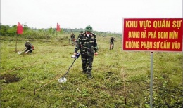 Nâng chế độ bồi dưỡng với người trực tiếp khảo sát, rà phá bom, mìn, vật nổ sau chiến tranh