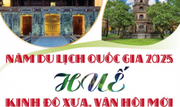 Năm Du lịch quốc gia 2025: Huế - Kinh đô xưa, vận hội mới