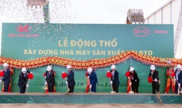 Động thổ xây dựng nhà máy sản xuất pin cho sản xuất xe ô tô điện, vốn 130 triệu USD
