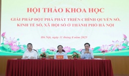 Hà Nội tìm giải pháp đột phá phát triển chính quyền số, kinh tế số, xã hội số
