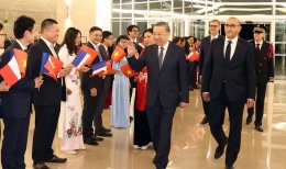 Tổng Bí thư, Chủ tịch nước Tô Lâm bắt đầu thăm chính thức Cộng hòa Pháp