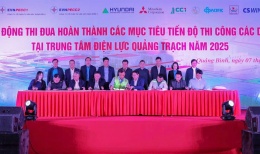 Phát động thi đua tại các dự án thuộc Trung tâm Điện lực Quảng Trạch