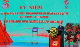 Toàn văn phát biểu của Thủ tướng tại sự kiện Kỷ niệm 75 năm thành lập ngành Kế hoạch và Đầu tư