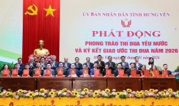 Hưng Yên phát động thi đua yêu nước năm 2026, tạo động lực tăng trưởng mới
