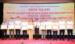 Thái Bình khen thưởng doanh nghiệp tiêu biểu trong hoạt động kỷ niệm 20 năm thành lập thành phố