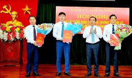 Hải Dương điều động, bổ nhiệm nhiều cán bộ chủ chốt
